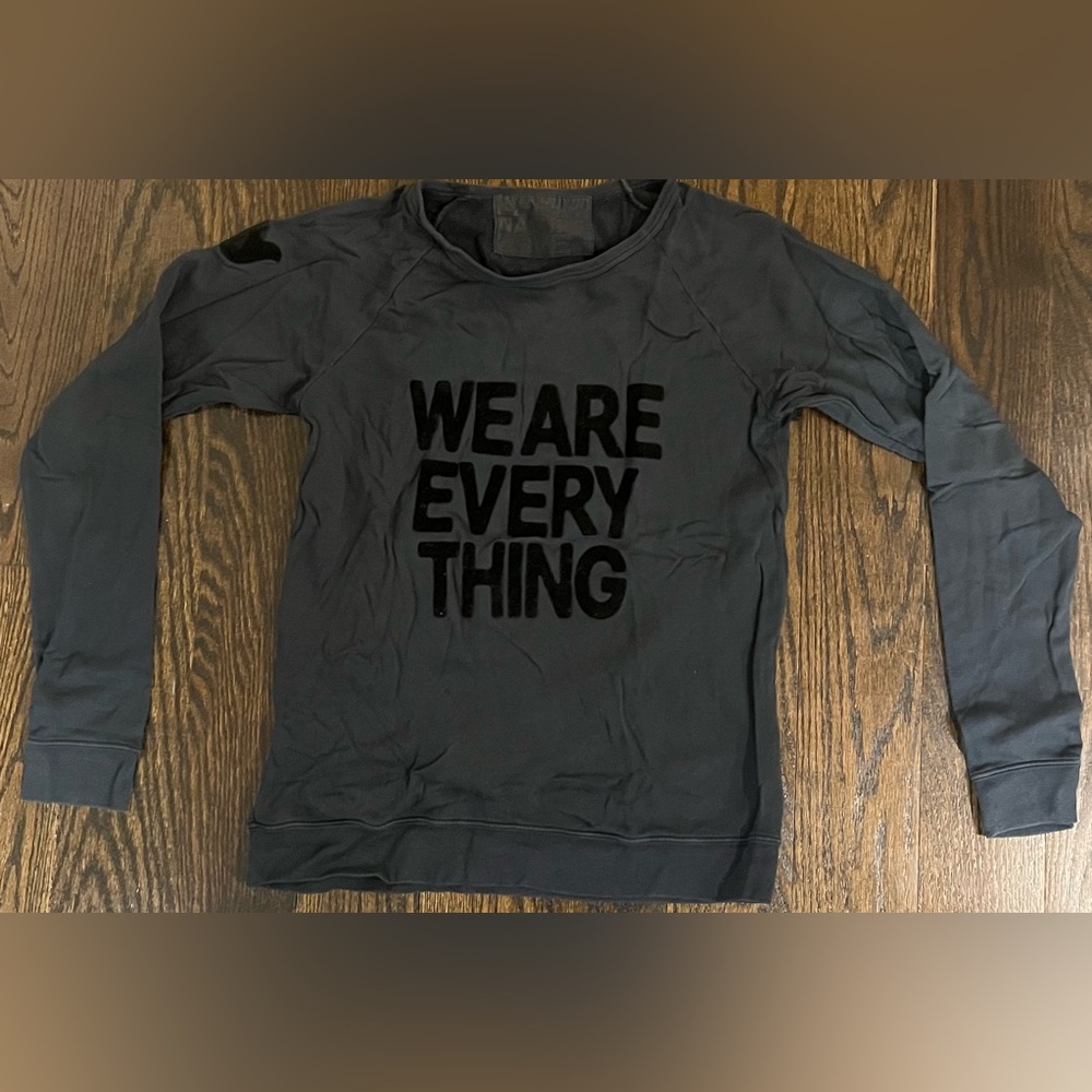 Free City Navy Crew Neck- We are everything